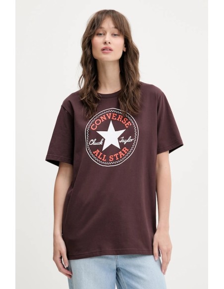 T-shirt Unisex Converse Go-To All Star - Bordeaux