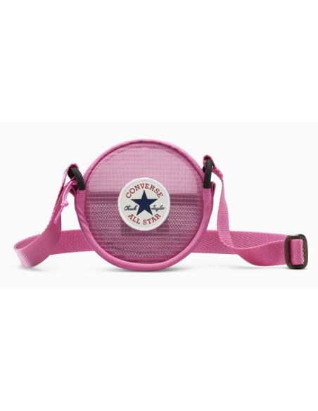 Bolso Converse con bolsillo flotante de malla redonda - Fucsia