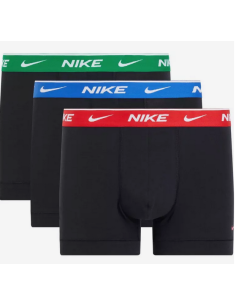Three Nike Everyday Cotton Stretch Boxers - Black