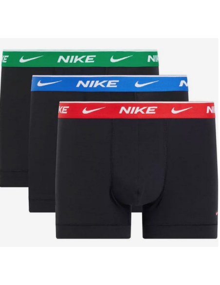 Tre Boxer Nike Everyday Cotton Stretch - Nero