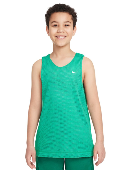 Canotta Ragazzo Nike Reversibile Dri-Fit - Verde