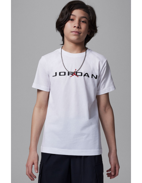 Camiseta Jordan Baseline Niño - Blanco