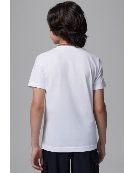 Camiseta Jordan Baseline Niño - Blanco