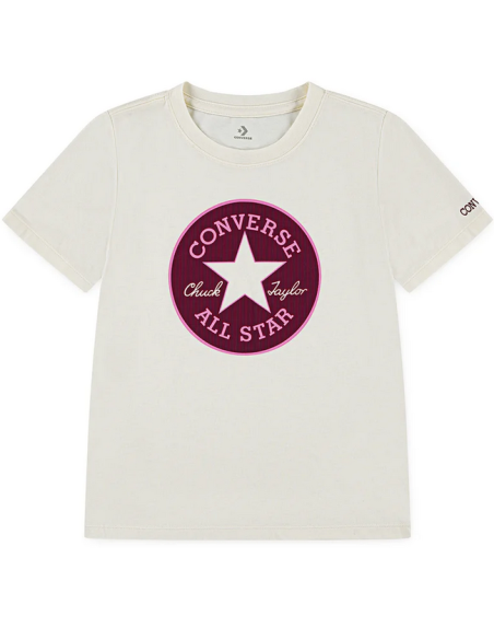 T-shirt Ragazza Converse Youth Dissected Classic - Beige