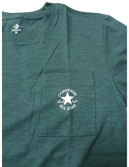 T-shirt imprimé Converse pour garçon - Vert