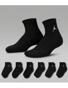 Sei Paia di Calzini Jordan Everyday Essentials - Nero