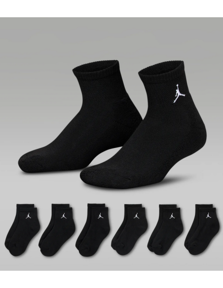Jordan Everyday Essentials Six-Pack Socks - Black