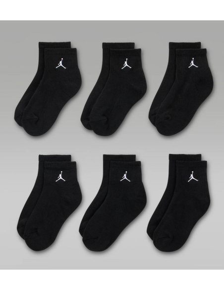 Sei Paia di Calzini Jordan Everyday Essentials - Nero