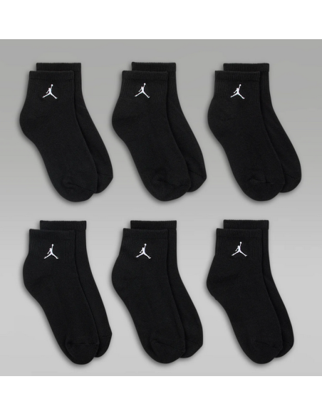 Sei Paia di Calzini Jordan Everyday Essentials - Nero
