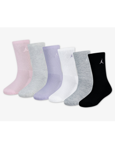 Sei Paia di Calzini Jordan Legend Crew - Multicolor