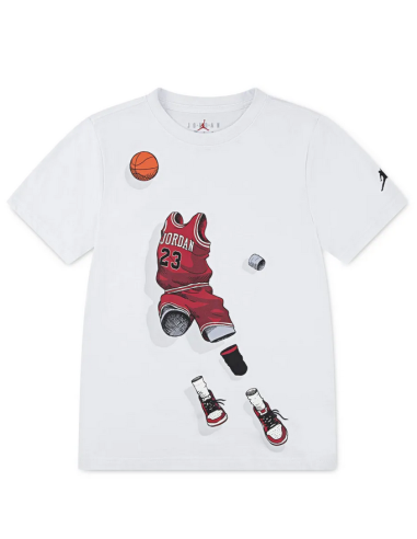 T-shirt Jordan Ghost Man pour garçon - Blanc