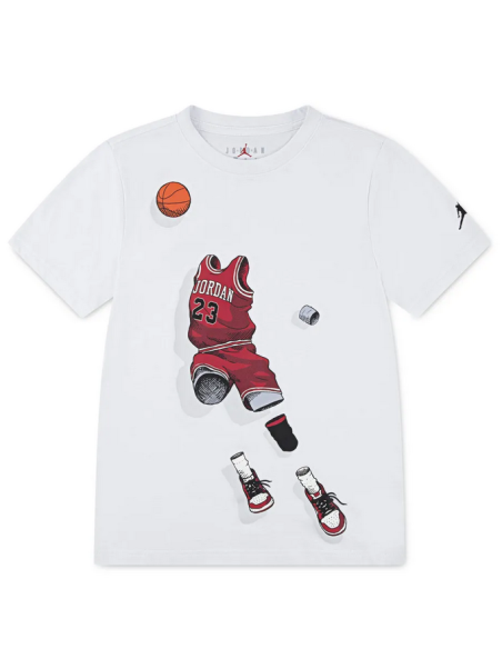 T-shirt Jordan Ghost Man pour garçon - Blanc