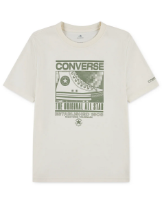 T-shirt pour Garçons Converse Static Background - Beige