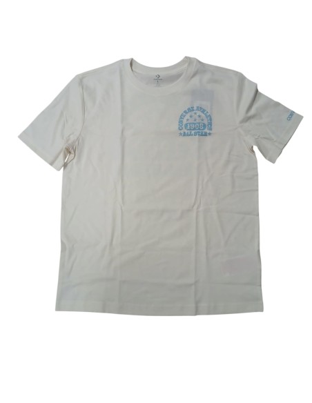 T-shirt Ragazzo Converse Frontback Distressed- Beige