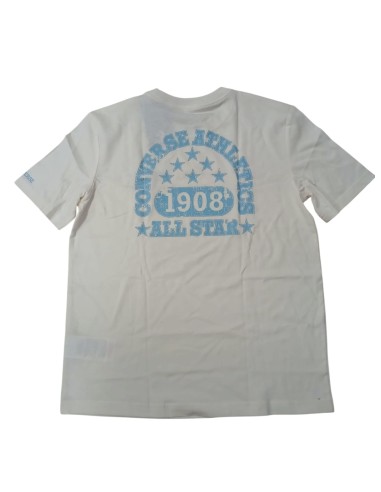 T-shirt Ragazzo Converse Frontback Distressed-...