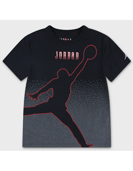 Jordan Jumpman Global High-Brand-Read Boy's T-shirt - Black