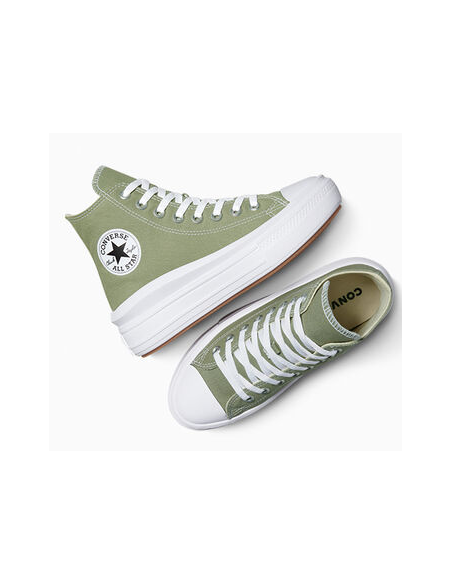Scarpe Donna Converse Chuck Taylor All Star Move Platform - Verde