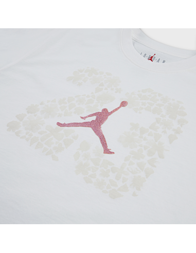 Camiseta niña Jordan 23 Floreal - Blanco