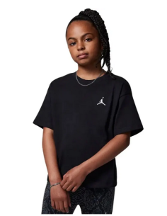 T-shirt ragazza Jordan Brooklyn Essentials - Nero