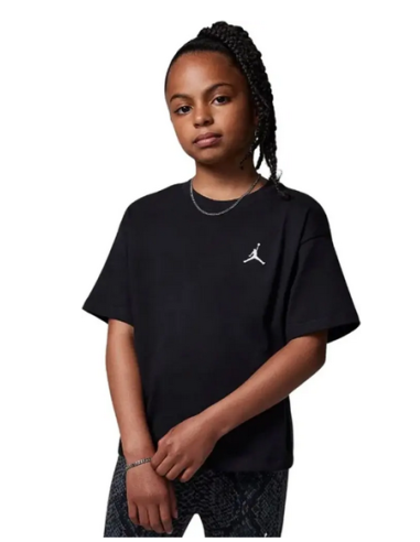 T-shirt ragazza Jordan Brooklyn Essentials - Nero