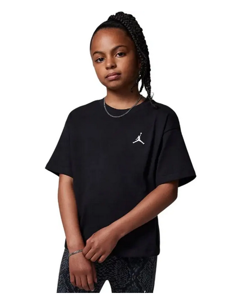 T-shirt ragazza Jordan Brooklyn Essentials - Nero