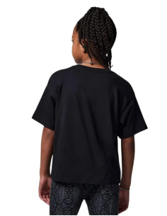Camiseta Jordan Brooklyn Essentials para niña - Negro 2