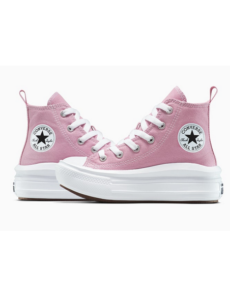 Chaussures Converse Chuck Taylor All Star Move à plateforme pour fille - Rose