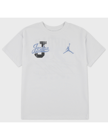 T-shirt Ragazza Jordan Distressed Colligiate -...