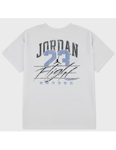 T-shirt Ragazza Jordan Distressed Colligiate - Bianco 2