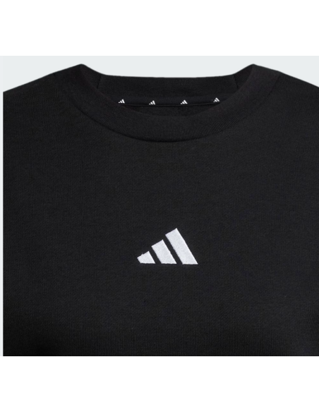 Sudadera Adidas Performance Essentials de 3 rayas para mujer - Negra