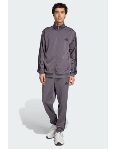 Tuta Uomo Adidas 3 Stripes - Grigio