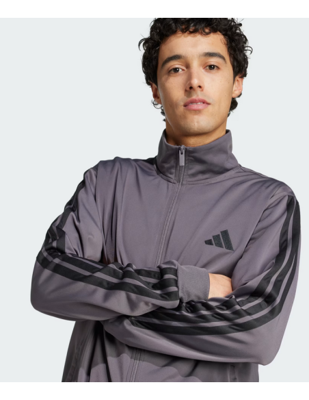 Tuta Uomo Adidas 3 Stripes - Grigio