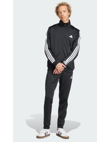 Adidas 3 Stripes Men's Tracksuit - Black