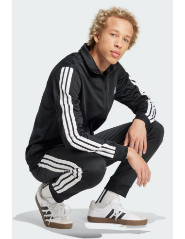 Adidas 3 Stripes Men's Tracksuit - Black