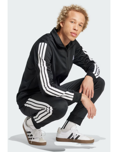 Tuta Uomo Adidas 3 Stripes - Nero
