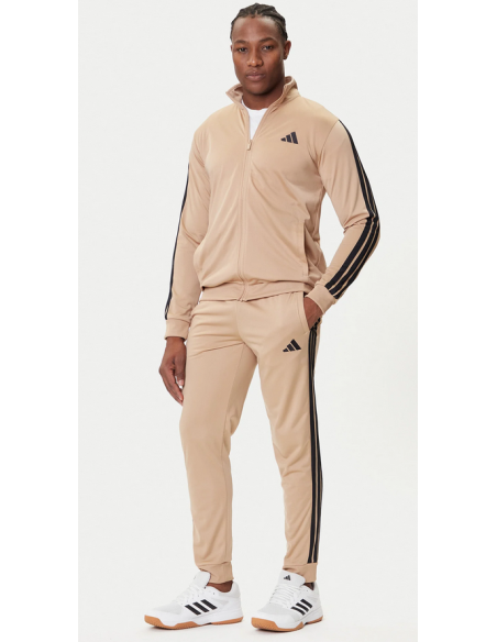 Adidas 3 Stripes Herren-Trainingsanzug – Beige
