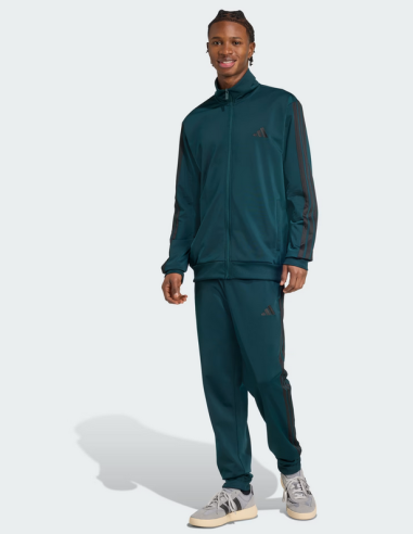Tuta Uomo Adidas 3 Stripes - Verde