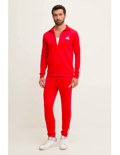 Tuta Uomo Adidas 3 Stripes - Rosso