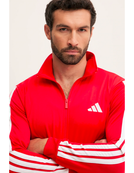 Tuta Uomo Adidas 3 Stripes - Rosso