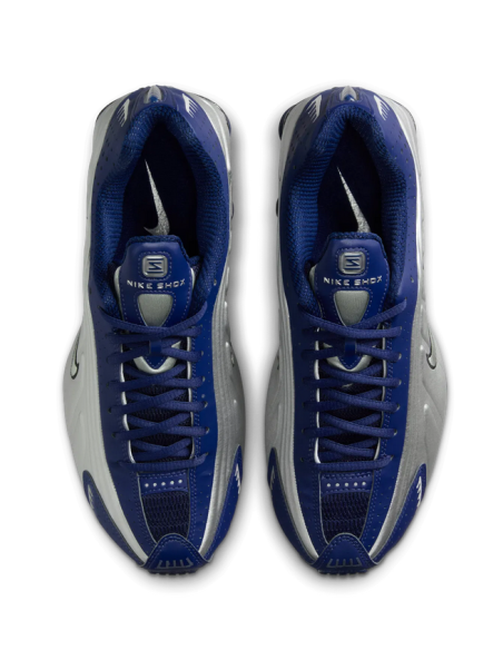 Scarpe Uomo Nike Shox R4 - Blu/Grigio