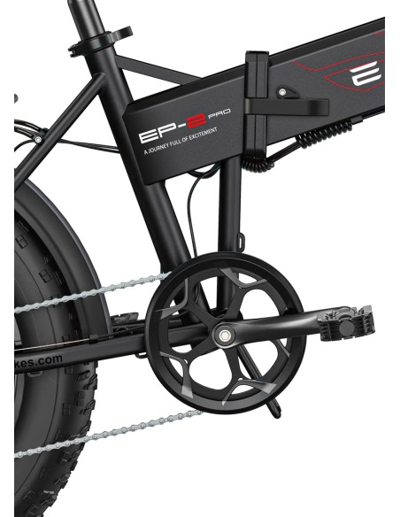 Zusammenklappbares Elektrofahrrad Engwe EP-2 Pro 250W - Schwarz