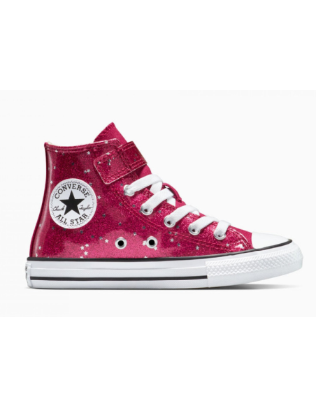 Scarpe Bambina Converse Chuck Taylor All Star Glitter Easy On - Fucsia