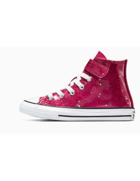 Converse Chuck Taylor All Star Glitter Easy On Girls' Shoes - Fuchsia