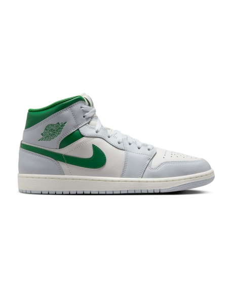 Jordan Air Jordan 1 Mid "Pine Green" Herrenschuhe - Grau/Grün