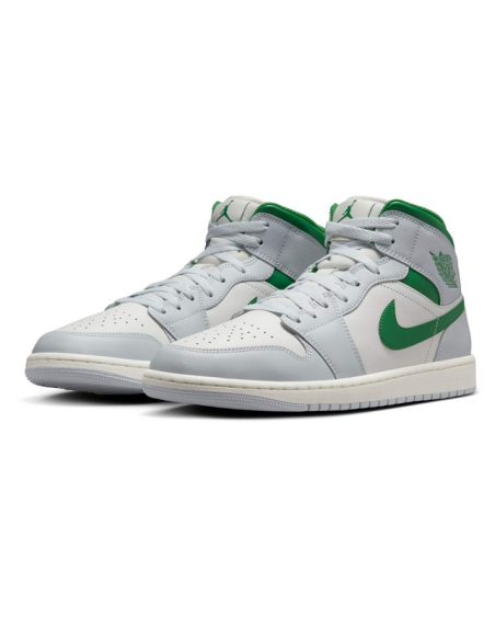Jordan Air Jordan 1 Mid "Pine Green" Zapatillas para hombre - Gris/Verde