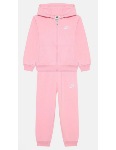 Nike Club Frech Terry Tracksuit for Girls - Pink