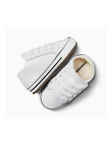 Zapatos de cuna para bebé Converse Chuck Taylor All Star - Blanco
