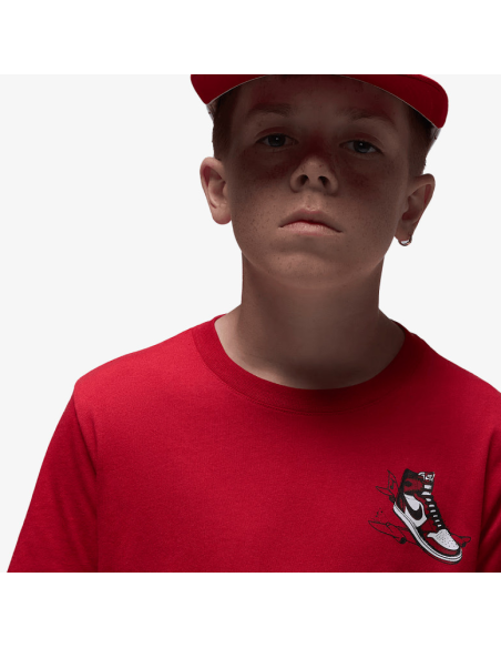T-shirt Ragazzo Jordan JDB Air Jordan Has Landed SS - Rosso