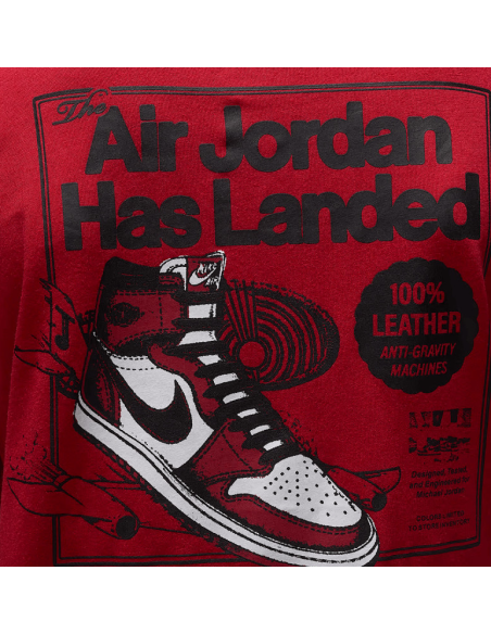 T-shirt Ragazzo Jordan JDB Air Jordan Has Landed SS - Rosso