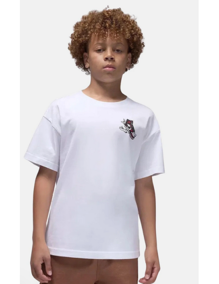 T-shirt Ragazzo Jordan JDB Air Jordan Has Landed SS - Bianco